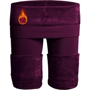 Winter Warm Fleece Pantyhose Wine Legging Women Thick Thermal Velvet Tights Wear